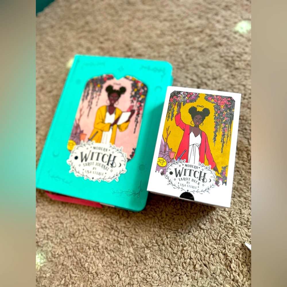 Witch Tarot Cards and Journal Bundle